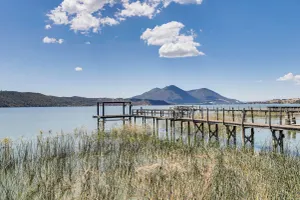 Image of Watefront Getaway w/ Mtn Views & Dock in Clearlake