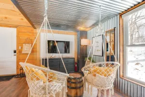 Image of Hike, Fish & Boat: Waterfront Cabin in Ryegate!