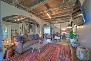 Image of Eclectic Asheville Abode with Backyard Oasis!