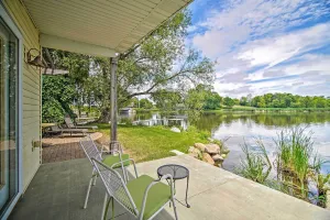 Image of Peaceful Horicon Studio with Rock River Access!