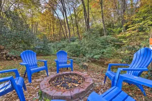 Image of Boone Cottage with Fire Pit and On-Site Creek!