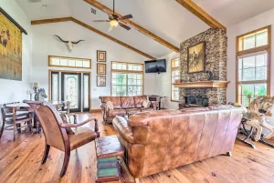 Image of House w/ Wraparound Porch, 1/2 Mi to Lake!