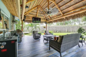 Image of Furnished Patio and Gas Grill Deerfield Beach Home
