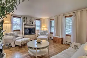 Image of Chincoteague Charm Escape with Bikes and Yard Games!