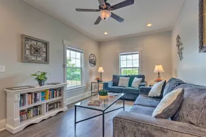 Image of Airy Apartment With Deck - Walk to Main Street!