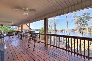 Image of Lakefront Sparta Cottage with Decks and Boat Dock