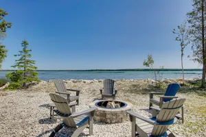 Image of Baileys Harbor Waterfront Vacation Rental with Grill