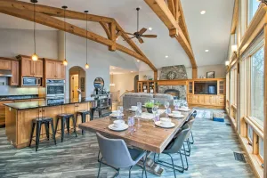 Image of Dock, Hot Tub & Game Room: Luxe Lake Latoka Home