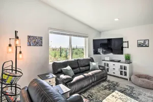 Image of Classy Tucson Escape with Fire Pit on 5 Acres!