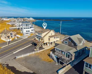 Image of Oceanfront Front Porch Back Deck Kitchen