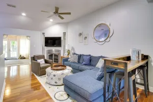 Image of Ocean Springs Home with Fire Pit and Game Room!