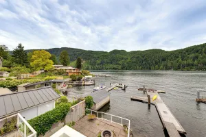 Image of Waterfront Home on Lake Samish w/ Hot Tub & Dock!
