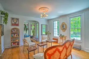 Image of Eclectic Troy Retreat & Hot Tub!