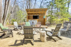 Image of Tenstrike Lake House on 60 Acres: Hike & Fish!