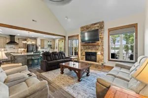 Image of Spacious Waterfront Home on Lake Norman With Firepit, Views, and Dock Access