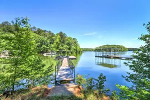 Image of Waterfront West Point Lake Cabin with Private Dock!