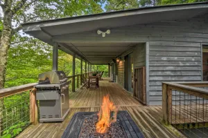 Image of Cozy Clayton Cabin with Deck and Mountain Views!