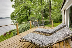 Image of Peaceful Fishermans Paradise with Deck and Fire Pit!