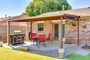 Image of Cozy Oklahoma Retreat with Covered Patio and Gas Grill