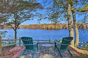 Image of Vibrant Milford Home with Boat Dock and Patio!