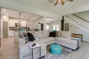 Image of Spacious Yard, Games and Fire Pit Grove Home Rental