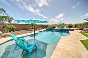 Image of Resort-Style Pool and Spa Upscale Goodyear Home