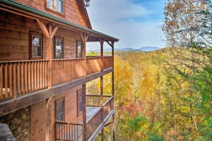 Image of Pigeon Forge Cabin with Brand New Hot Tub and Views!