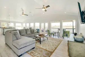 Image of Spacious San Jacinto River Home with Waterfront Deck