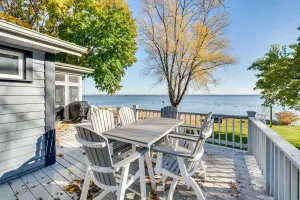 Image of Lakefront Edgerton Cottage w/ Deck & Grill!