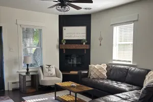 Image of Windsor Farmhouse Family Fun, Yard & Fireplace