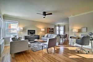 Image of Townhome with Fast and New WiFi - Walk to Downtown!