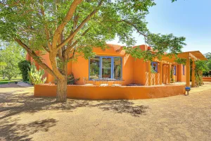 Image of Las Cruces Santa Fe-style Adobe Home on 6 Acres!