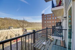 Image of Walkable Lynchburg Condo w/ Private Balcony