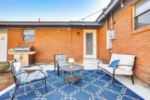 Image of Patio & Fenced Yard: Newly Renovated Hurst Home!