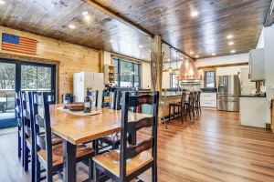 Image of Maine Home w/ Hot Tub & Snowmobile Trail Access!