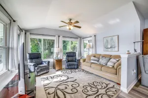 Image of Quaint Olivet Cabin with Patio on Duck Lake!