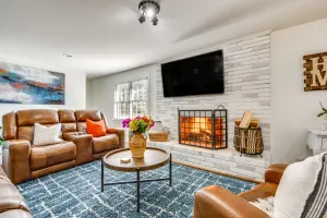 Image of Chic Marietta Getaway w/ Fire Pit & Grill!