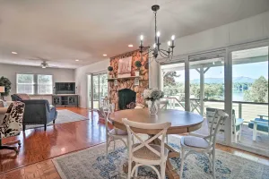 Image of Hayesville Lake Getaway with Balcony and Mtn Views!