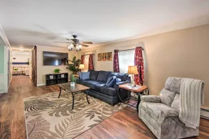 Image of Lovely Moshannon Ground Apartment with Fire Pit