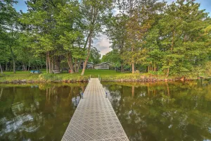 Image of Sarona Serenity Lakeside Retreat with Boat Dock!