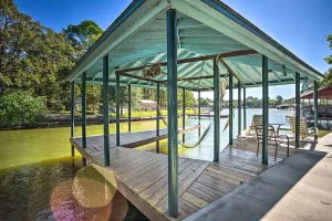 Image of Cedar Creek Lake Home Private Dock and Hot Tub
