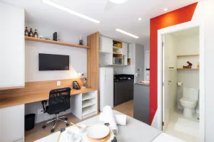 Image of Diamante Studio no Brás com Piscina - Metrô Brás