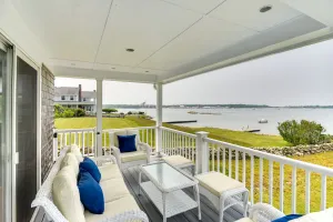 Image of Waterfront Massachusetts Vacation Rental w/ Deck