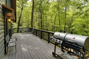 Image of 5 Mi to Helen: Hideaway w/ Deck & Grill!