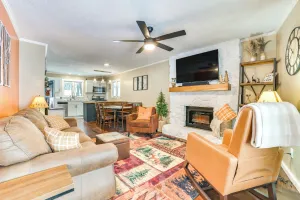 Image of Private Hot Tub & Deck: Gaylord Family Home!