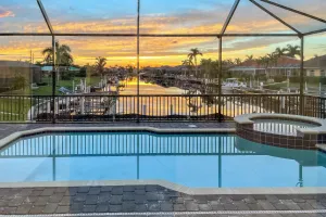 Image of Lanai & Pool: Sunset-view Hideaway in Punta Gorda
