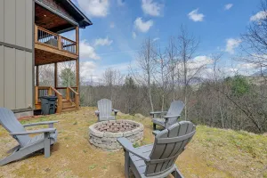 Image of Smoky Mountain Cabin Rental Game Room, Fire Pit!