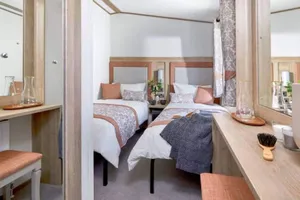 Image of Captivating Bluebell Lodge 2-bed Cotswolds Caravan