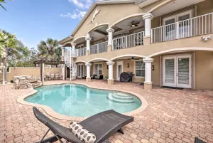 Image of Luxury Palm Coast Home with Dock and Game Room!