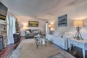 Image of Lake Huron Cottage: Fire Pit, Steps to Beach!